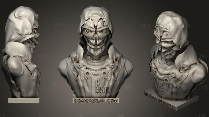 Dishonored stl model for CNC